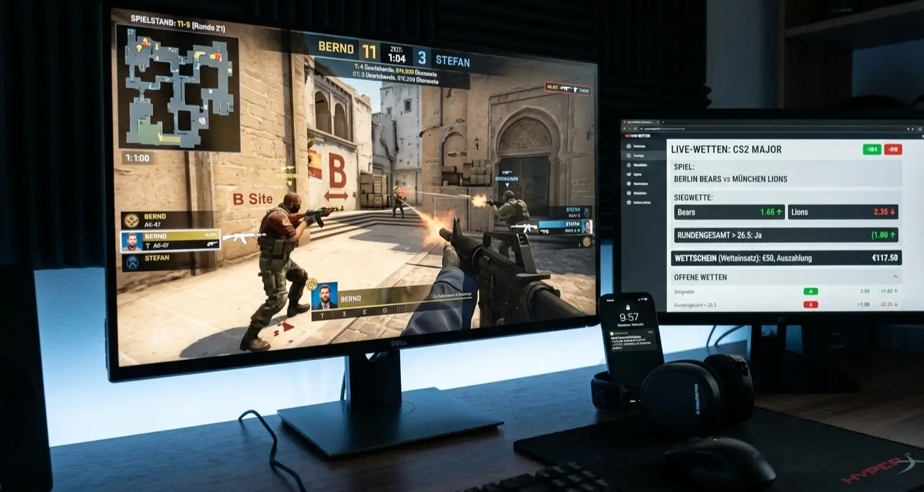 CS:GO Live-Wetten – Echtzeit Wettentscheidungen beim Livestream