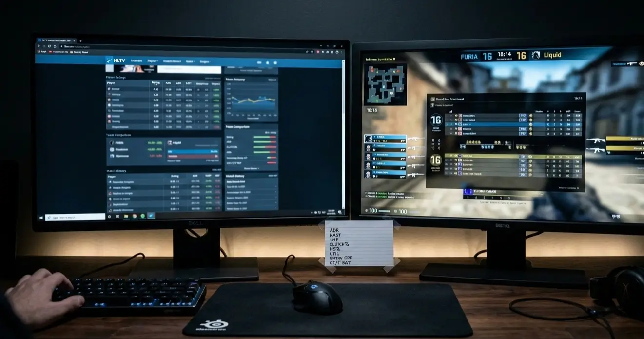 CS:GO Statistiken HLTV Rating ADR und Datenquellen für Wetten
