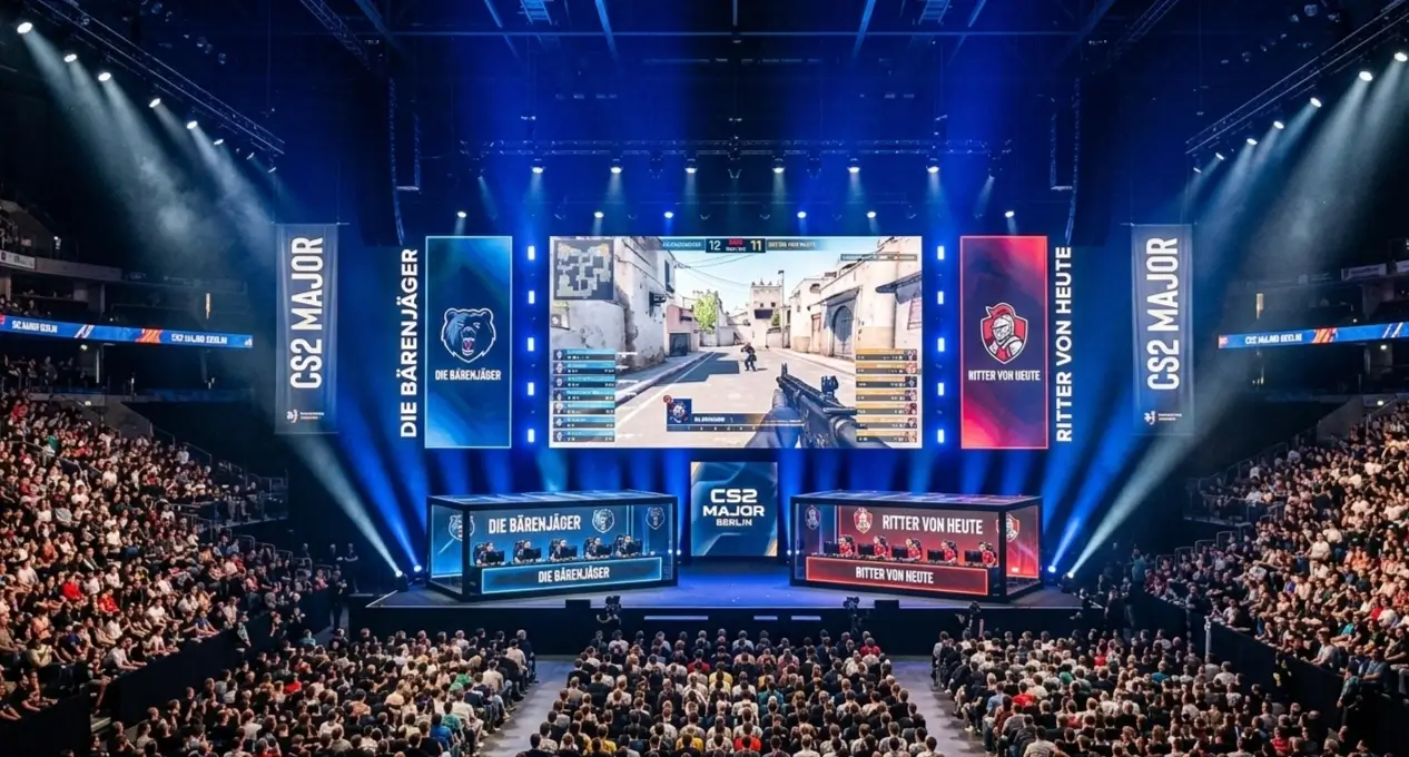 CS:GO Turnier – eSport Arena bei einem Valve Major Event